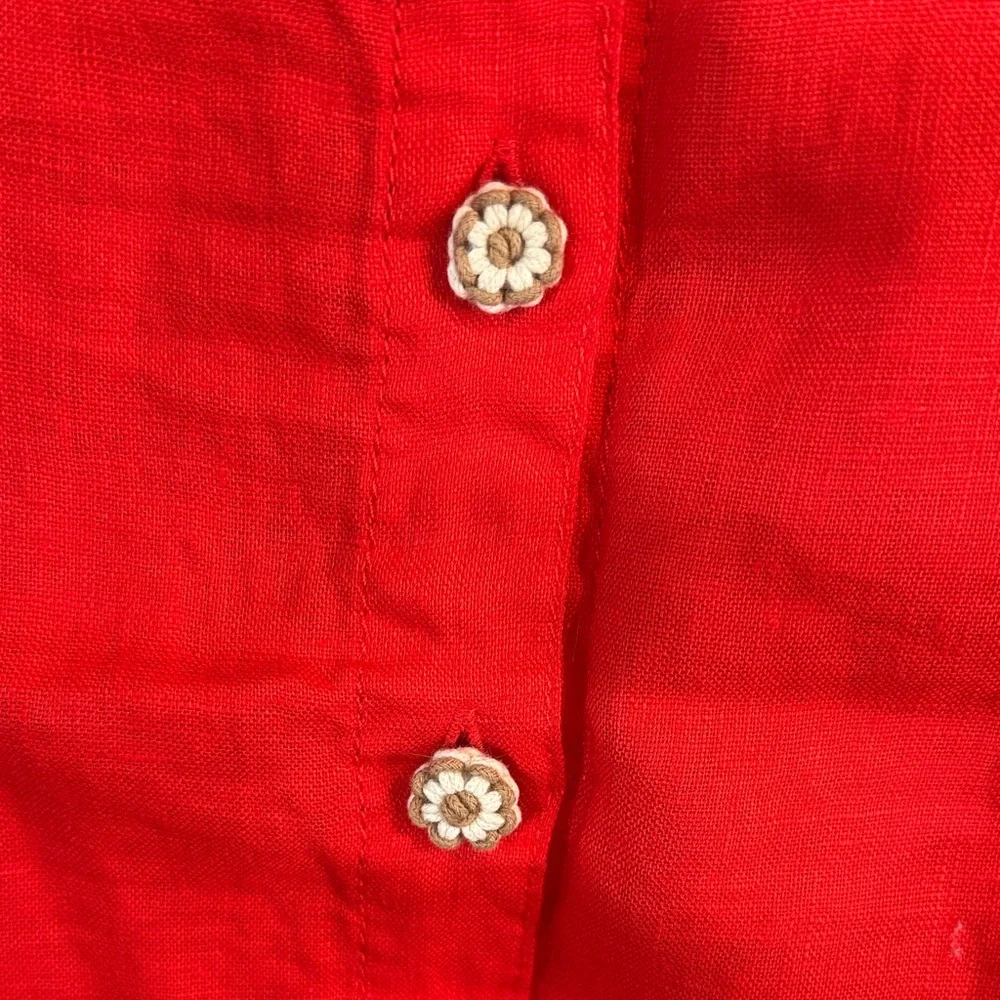 C&C California Red Sleeveless Cropped Tank Top - Picture 3 of 6